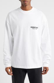 Fear of God Essentials Classic Fit Long Sleeve Graphic T-Shirt