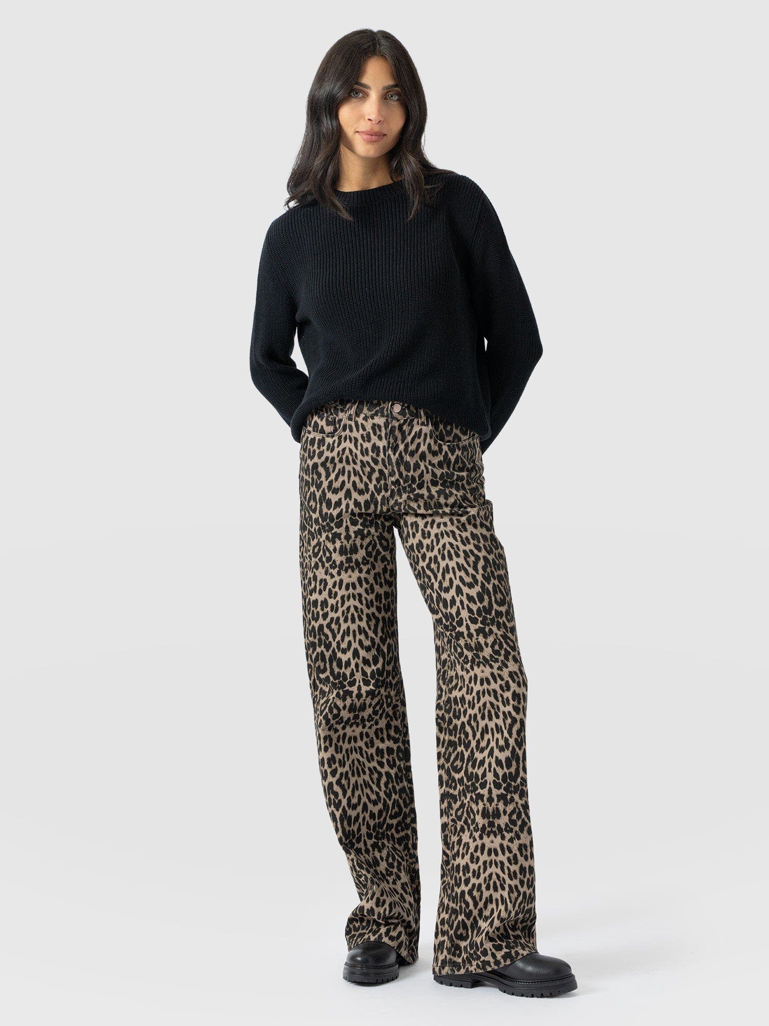 Adjustable Wide Leg Jean