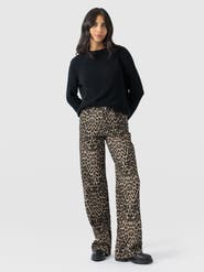 Saint + Sofia Adjustable Wide Leg Jean