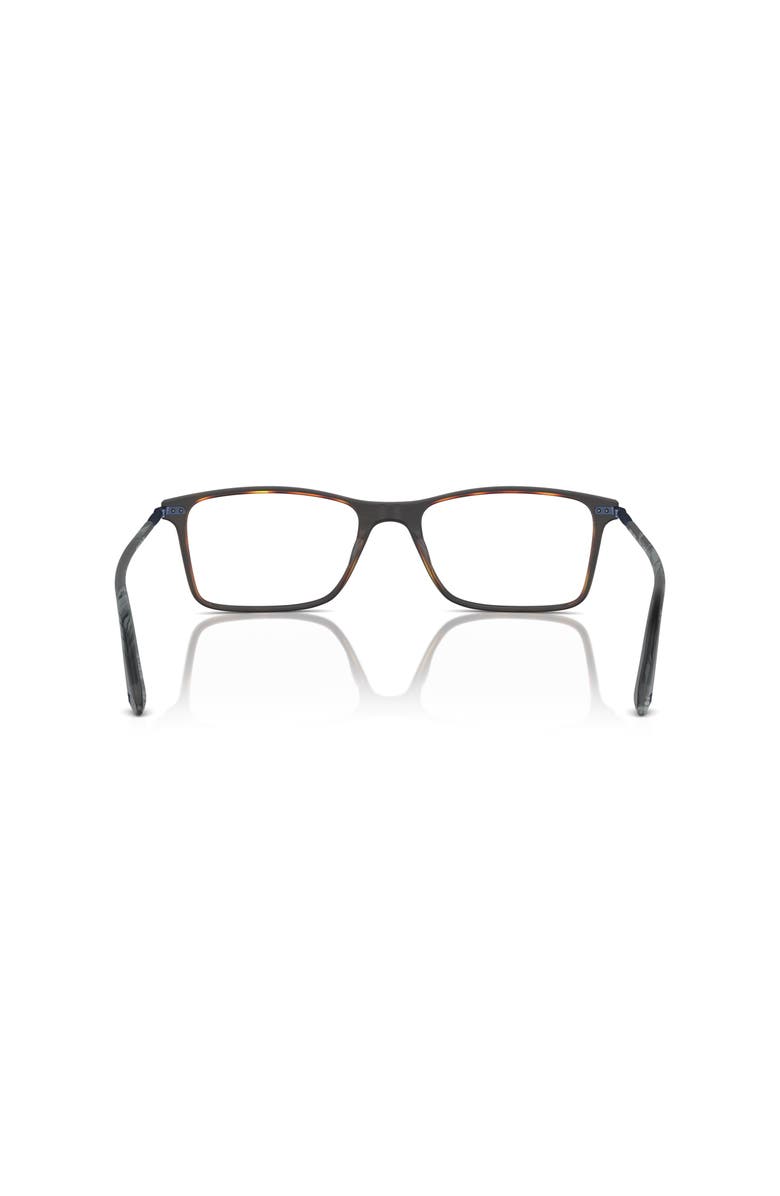 Giorgio Armani 55mm Rectangle optical glasses, Alternate, color, Grey