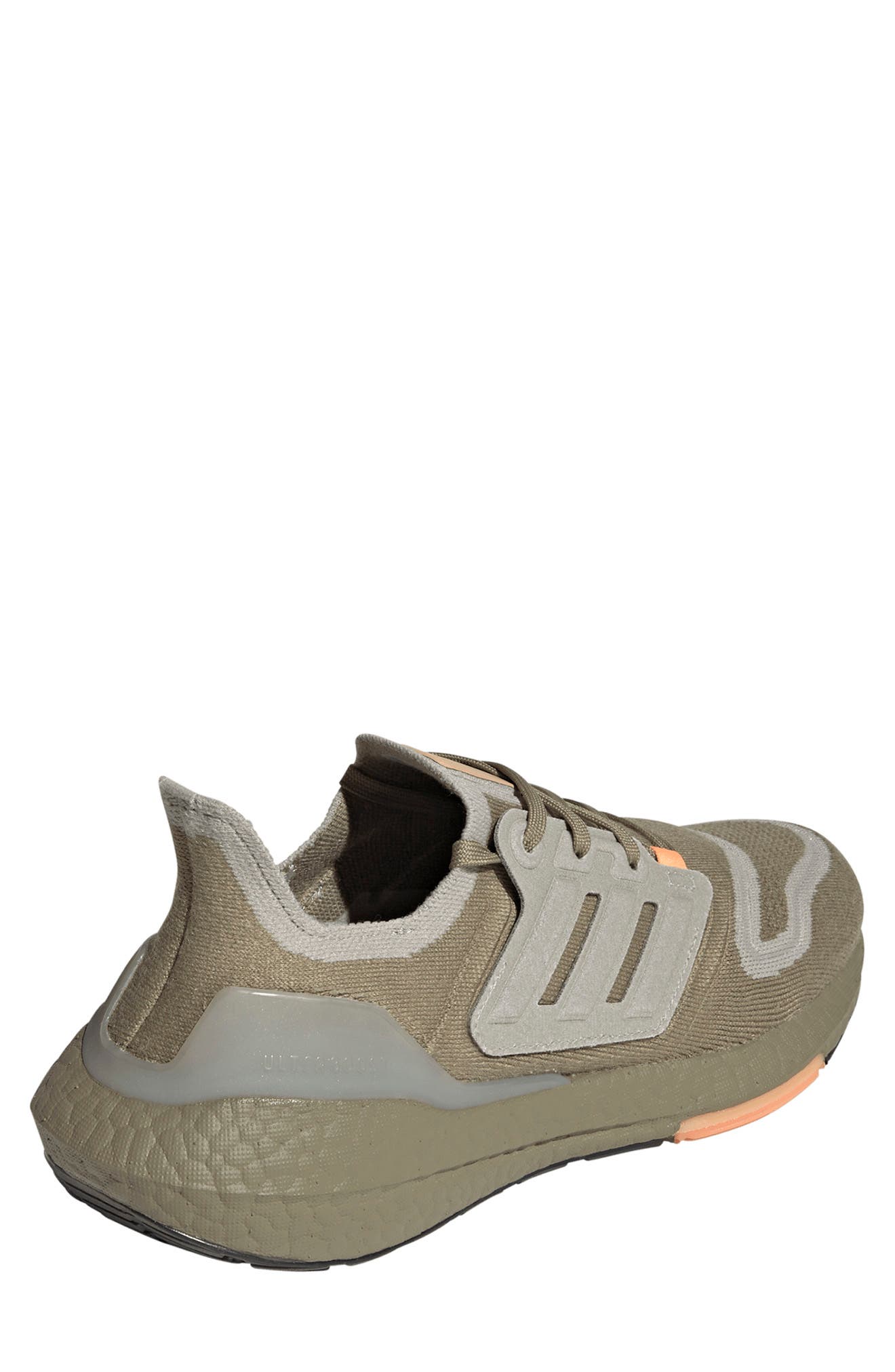 Ultraboost 22 Running Shoe, Alternate, color, ORBIT GREEN/ GREY/ ORANGE