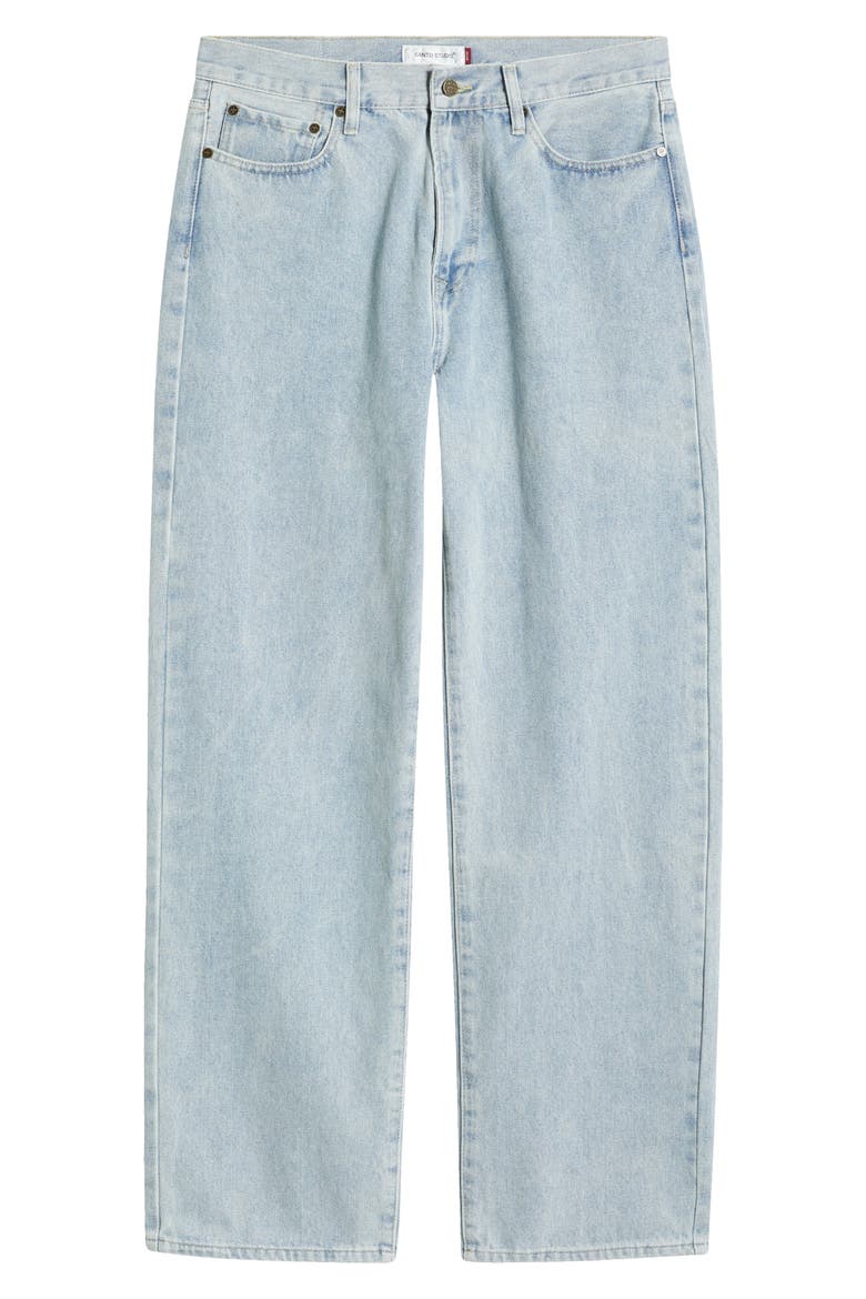 Roma Regular Straight Leg Jeans, Alternate, color, INDIGO STONE WASHED