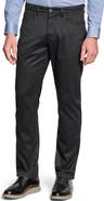 Johnston & Murphy Straight Leg Stretch Cotton 5-Pocket Pants