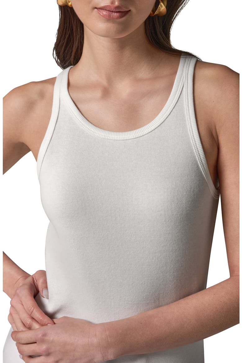 Rib Scoop Neck Tank, Alternate, color, CREAM
