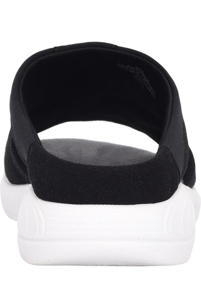 Easy Spirit Tine Slide Sandal, Alternate, color, Black