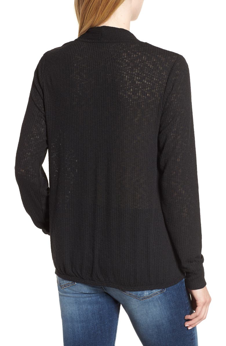 Bobeau Faux Wrap Knit Top, Alternate, color,