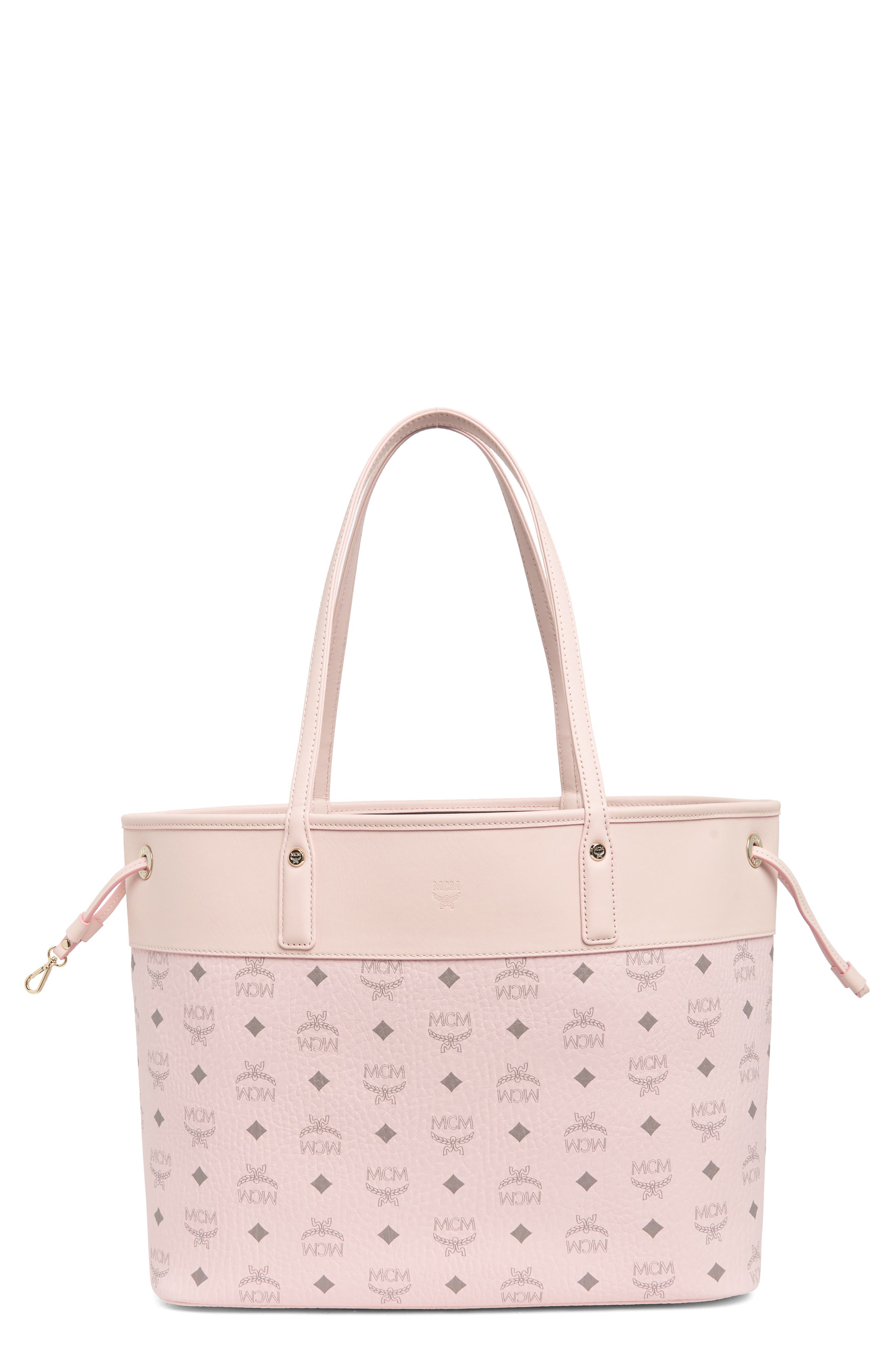 MCM Medium Aren VI Leather Shopper Tote Bag, Main, color, 