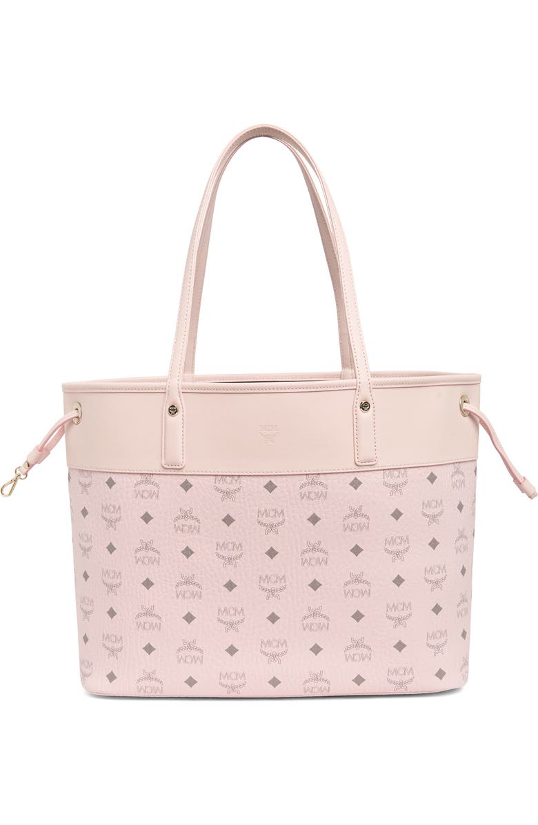 MCM Medium Aren VI Leather Shopper Tote Bag, Main, color,