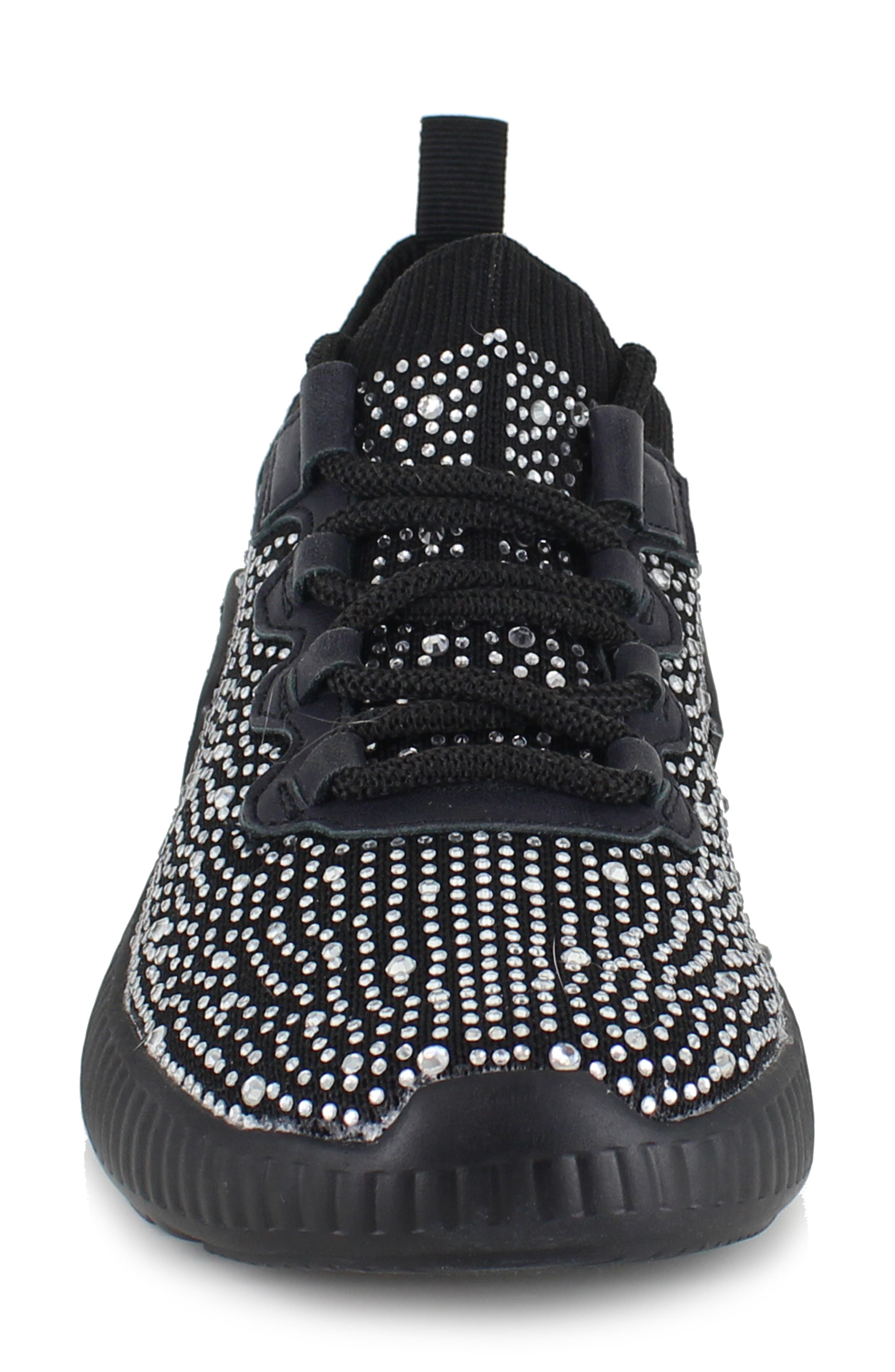 National Comfort Kaycey Decorative Water Resistant Sneaker, Alternate, color, Black