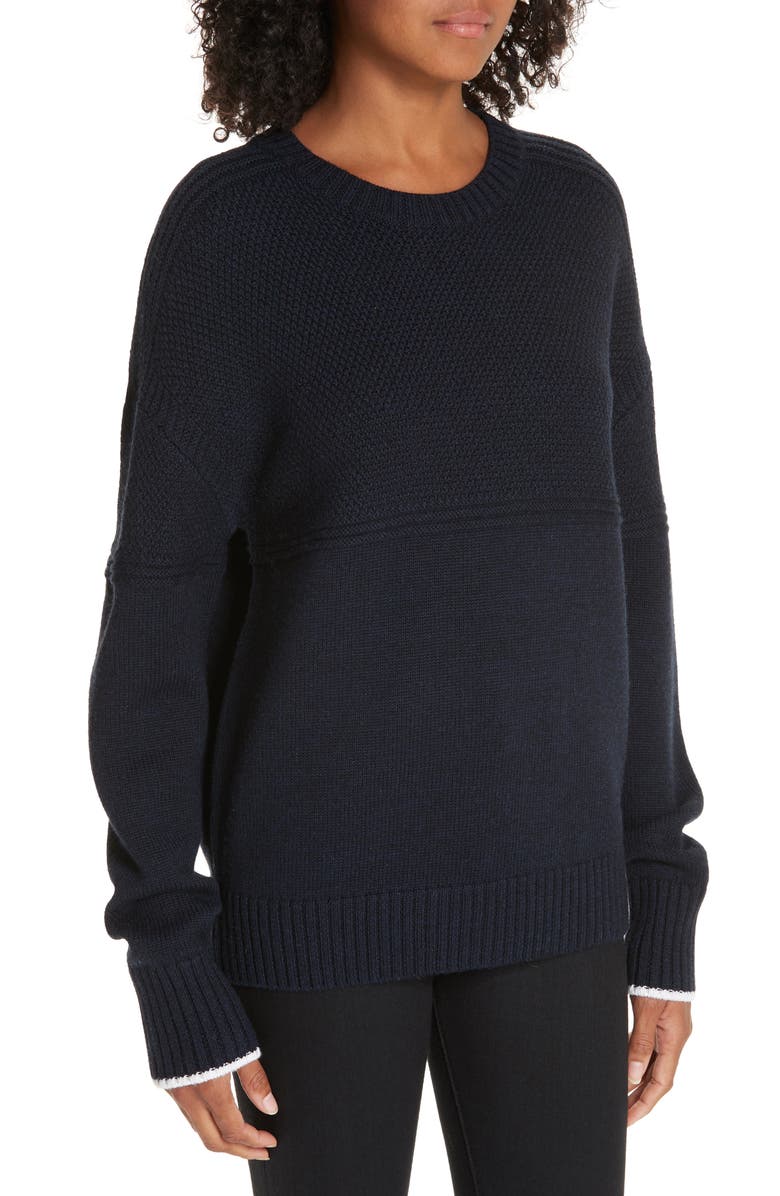 La Ligne Guensey Merino Wool Sweater, Alternate, color, 