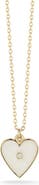 Ember Fine Jewelry 14K Gold Diamond Heart Pendant Necklace