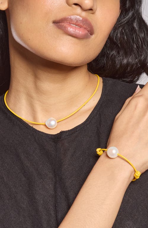 Lady Grey Freshwater Pearl Knot Bracelet
