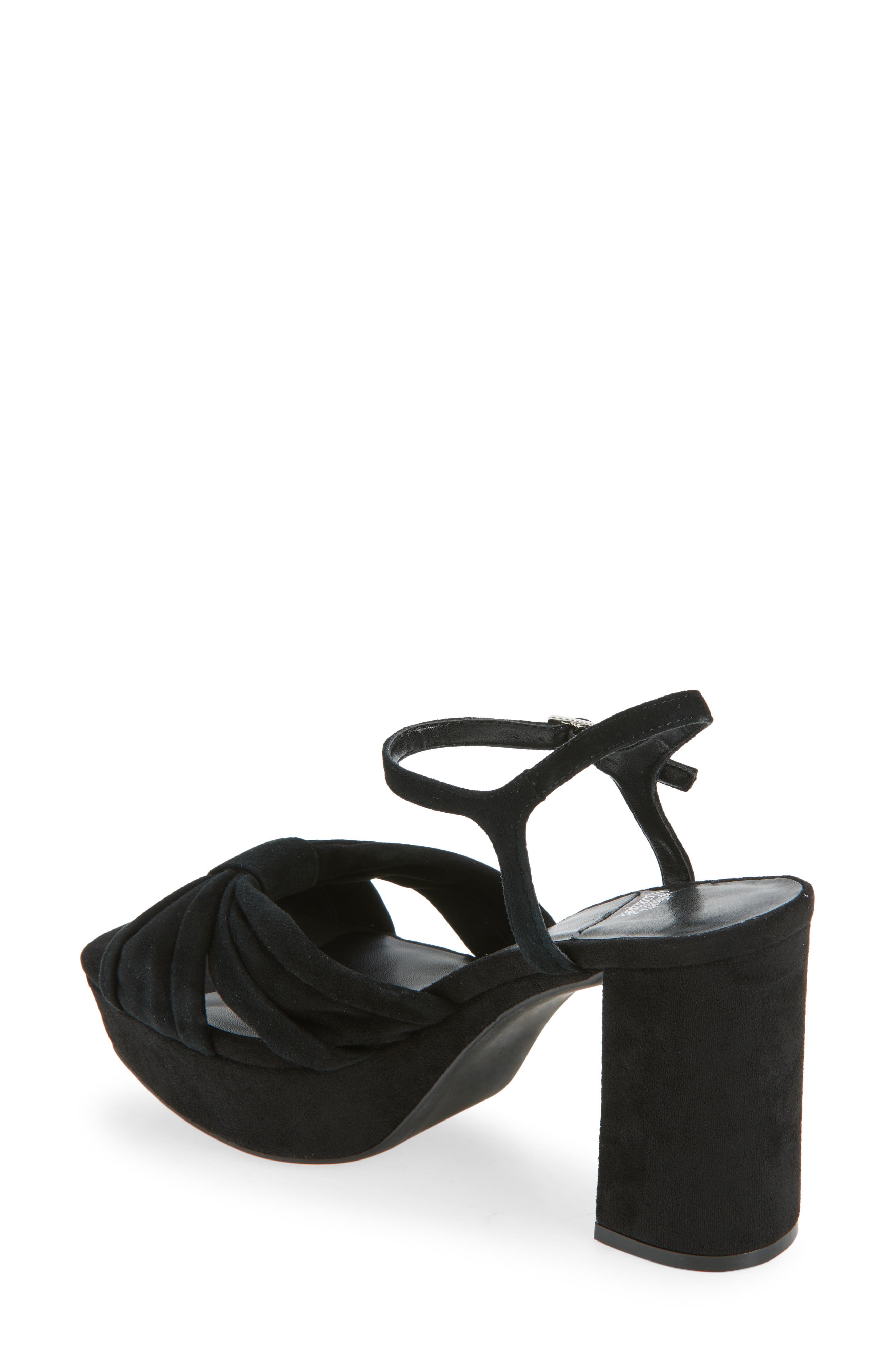Jeffrey Campbell Dalida Platform Sandal, Alternate, color, Black Suede