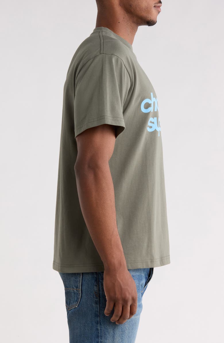 PLEASURES Nordique Graphic Cotton T-Shirt, Alternate, color, Faded Black