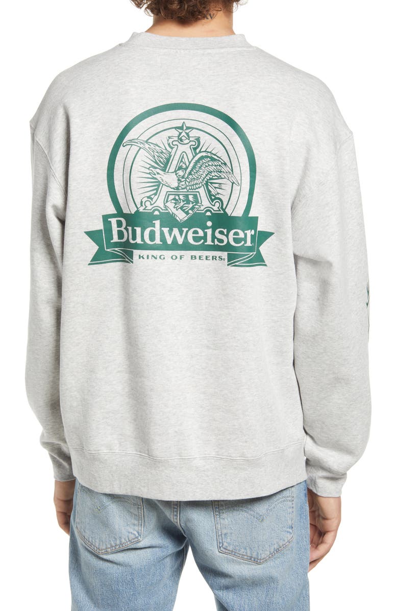 PacSun x Budweiser Drive Crewneck Sweatshirt, Alternate, color, 
