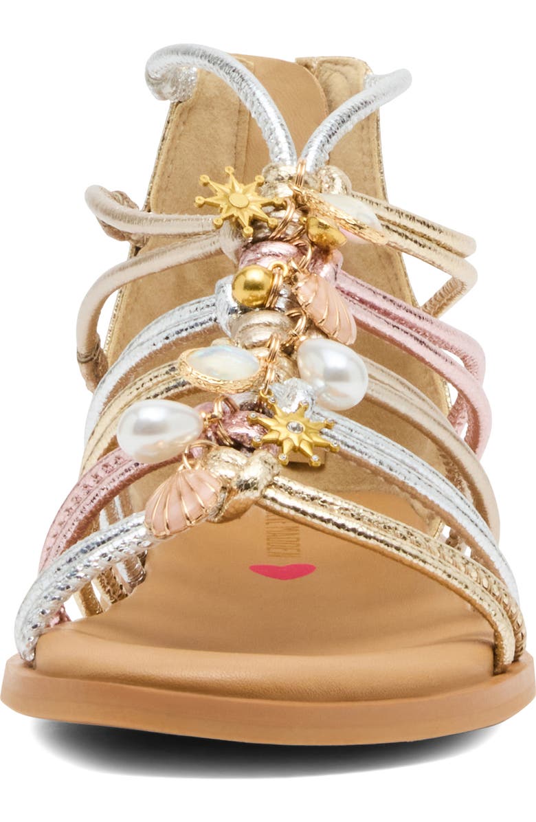 Steve Madden Kids' JGlowee Cage Sandal, Alternate, color, Metallic Multi
