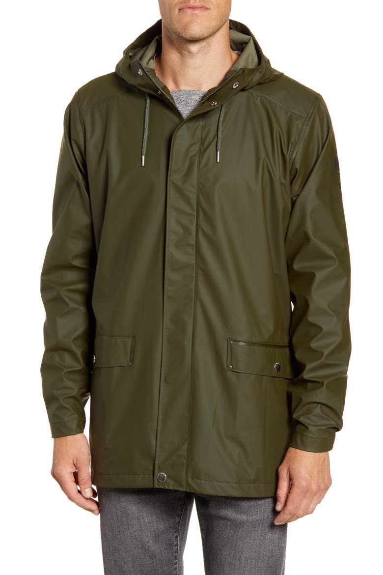 Moss Waterproof Raincoat, Main, color, FOREST NIGHT