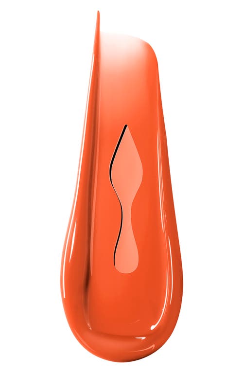 Christian Louboutin Rouge Stiletto Vinyl Gloss In Torrid Peach