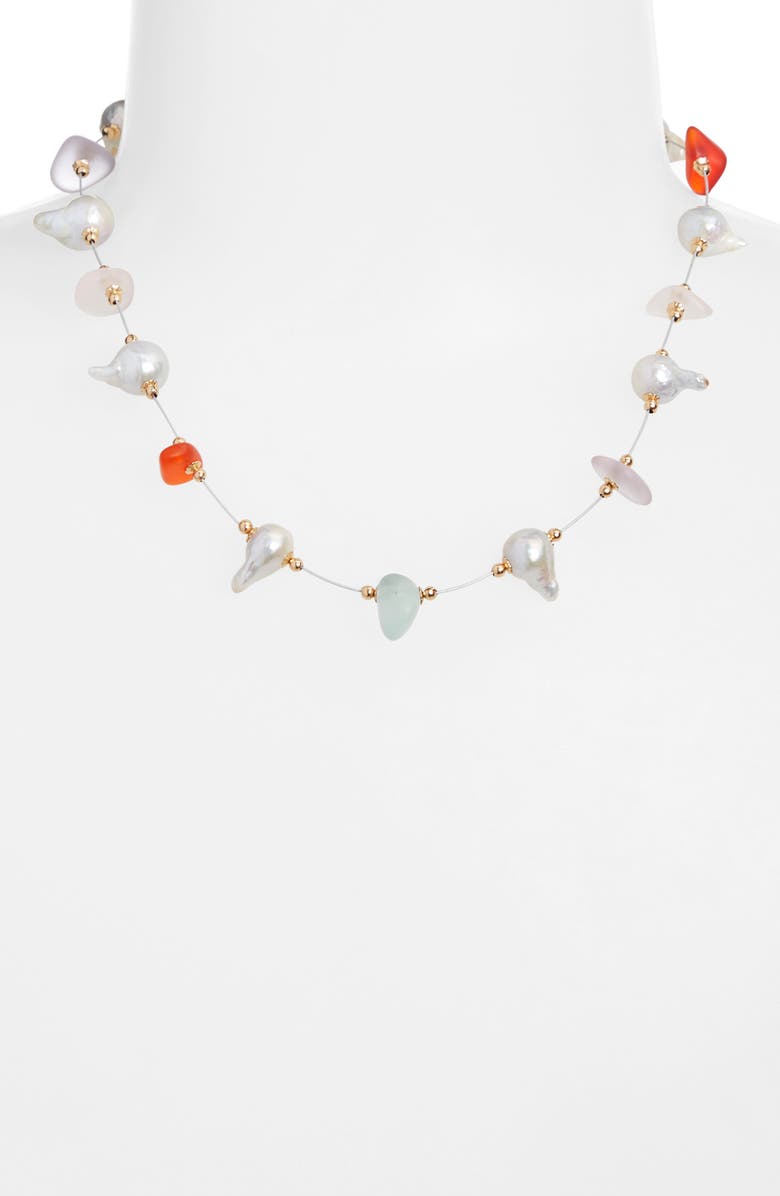 Isshi Limited Edition Particle Necklace, Alternate, color, Pearl Multi