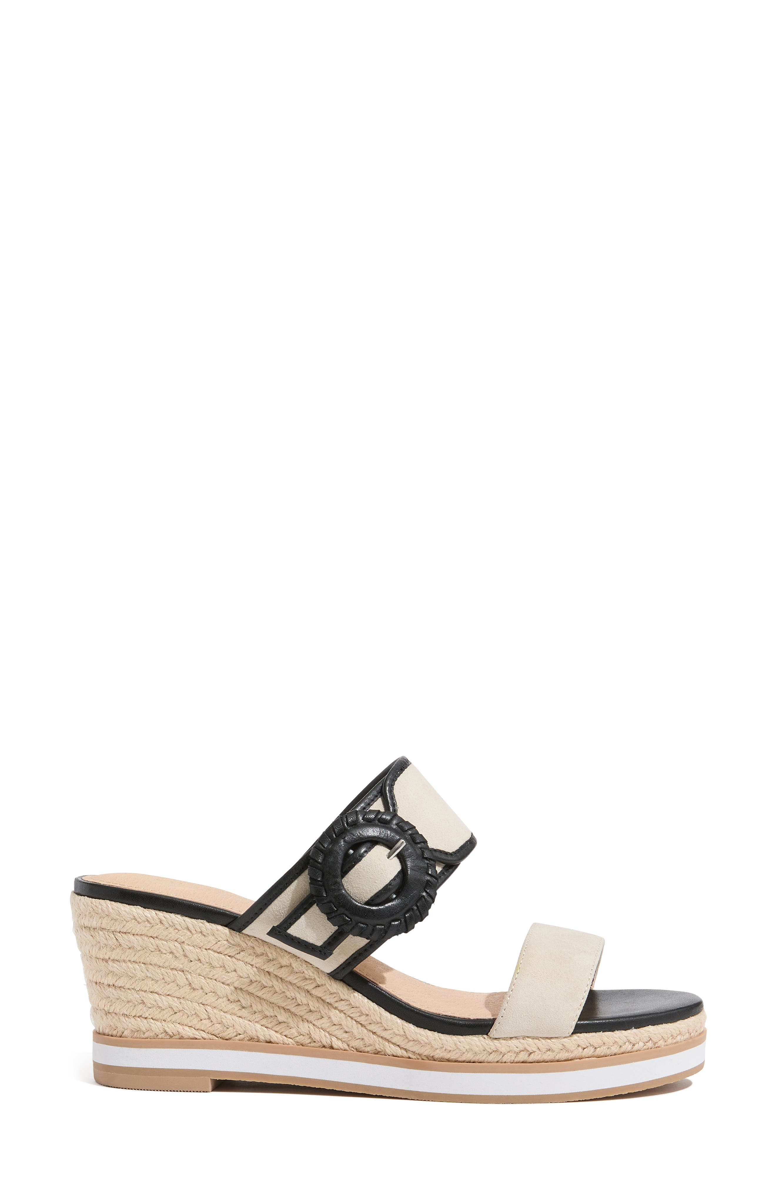 Jack Rogers Callie Buckle Wedge Sandal, Alternate, color, 