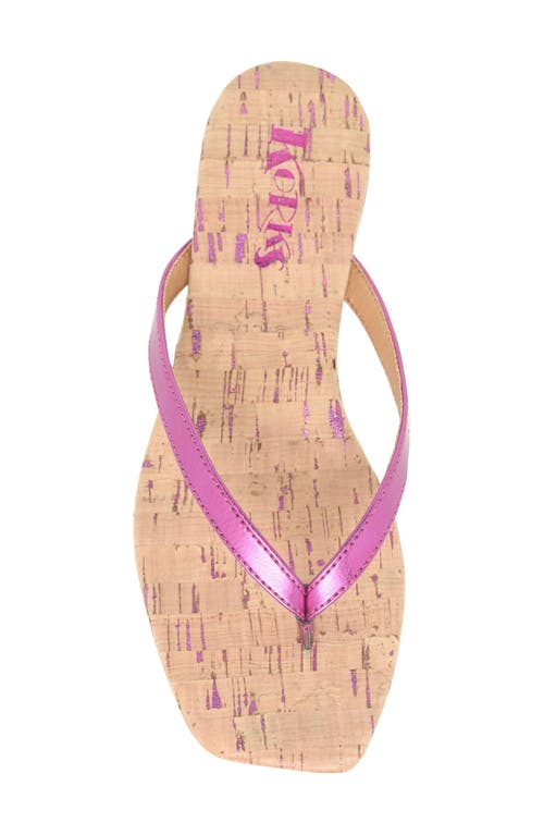 Korks Winnie Flip Flop In Pink