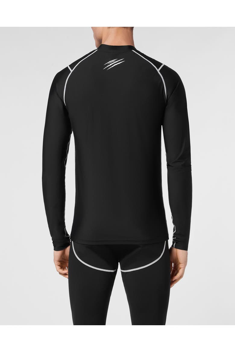 Second Skin Dry-Fit T-Shirt Round Neck Ls Scratch Men, Alternate, color, black