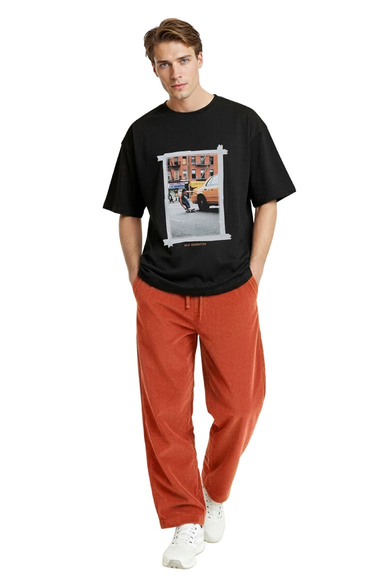 City Graphic T-Shirt, Alternate, color, STONE
