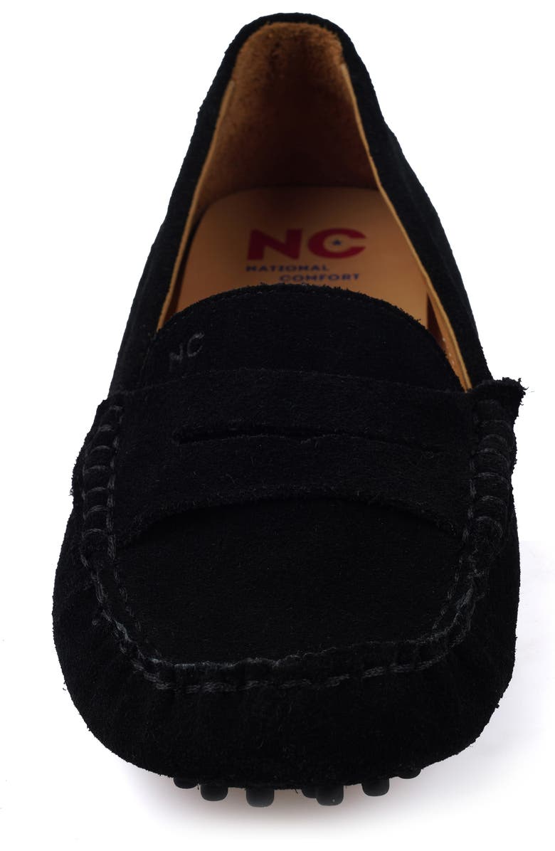 National Comfort Talulah Penny Loafer, Alternate, color, Black Suede