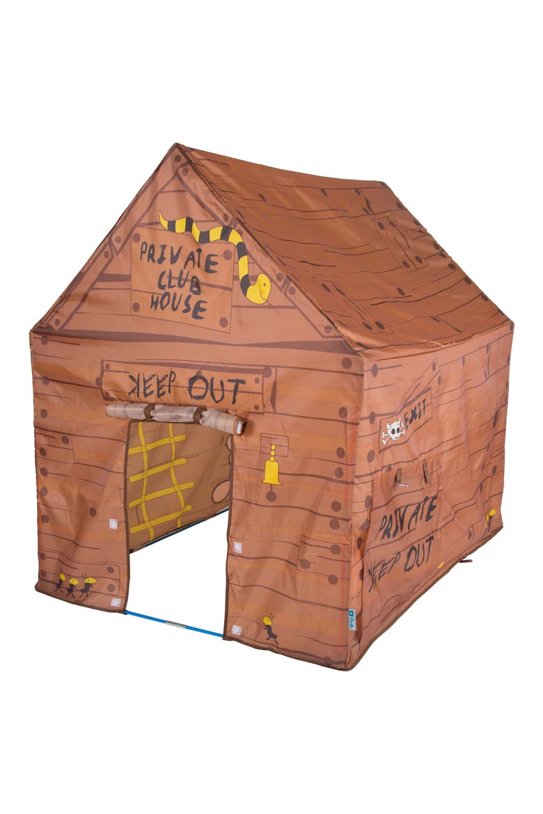 Kids' Indoor Play Clubhouse, Main, color, BROWN