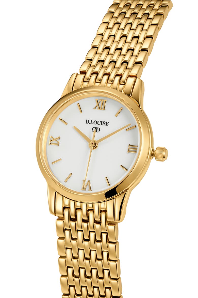 Classic Bracelet Watch, 20mm, Alternate, color, GOLD