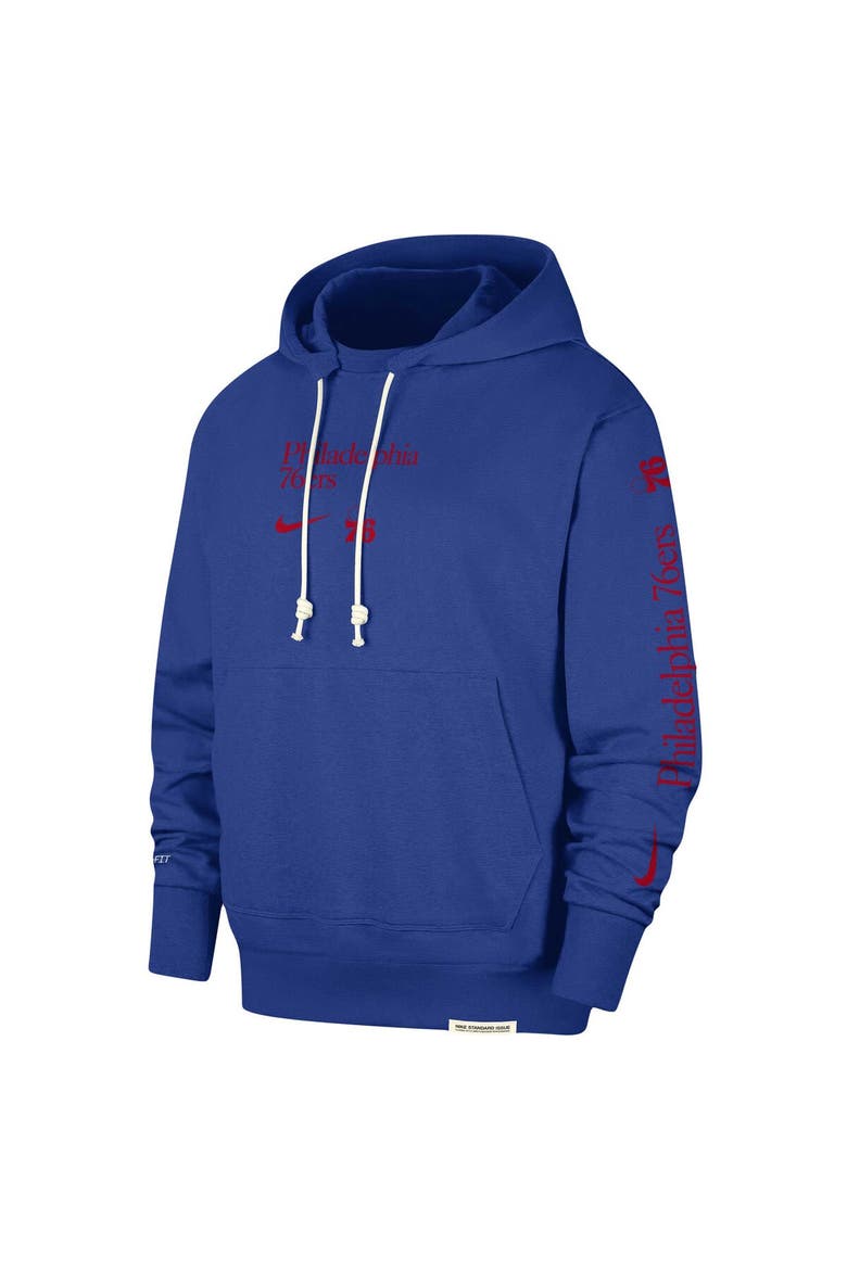 Men's Nike Royal Philadelphia 76ers Authentic Performance Pullover Hoodie, Alternate, color, Royal