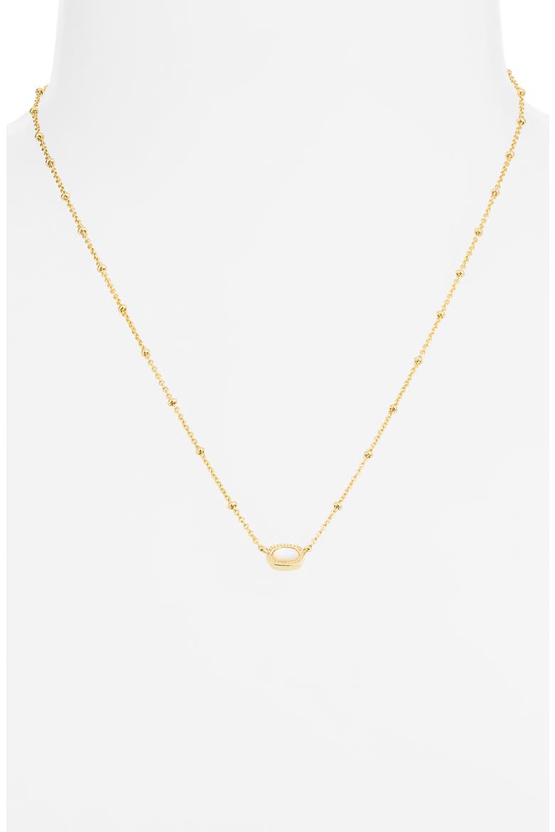 Gift Boxed Mini Elisa Mother-of-Pearl Pendant Necklace, Alternate, color, GOLD IVORY MOTHER OF PEARL
