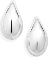 Bottega Veneta Drop Sterling Silver Stud Earrings
