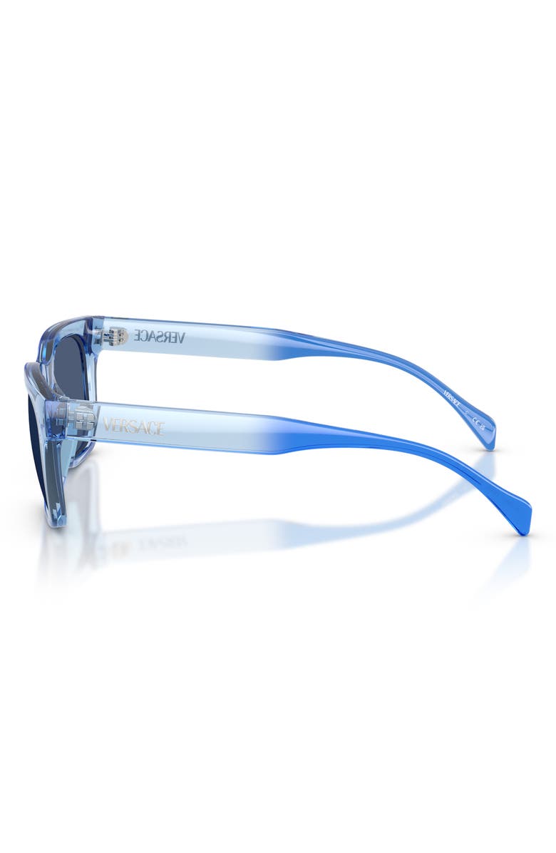 Versace 47mm Small Square Sunglasses, Alternate, color, Dark Blue