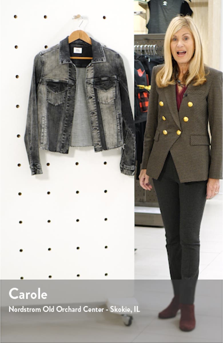 Pieced Dyed Denim Trucker Jacket, sales video thumbnail