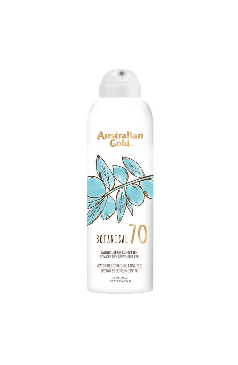 Australian Gold Botanical Sunscreen Spf 70 Continuous Spray, Main, color, 