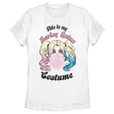 Women's Batman Harley Quinn Gum Costume  Graphic T-Shirt