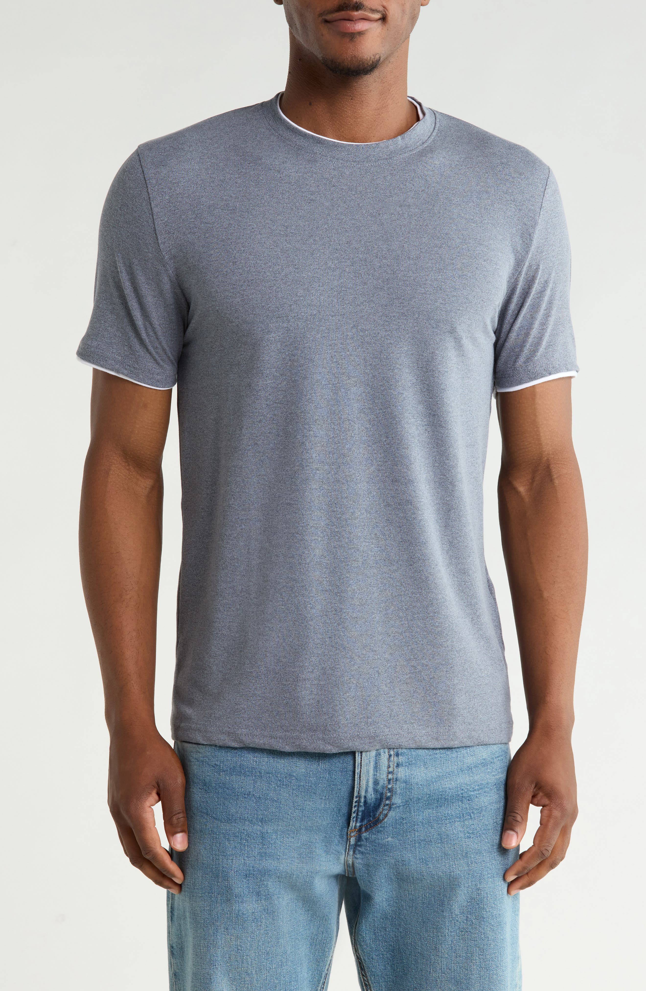 Layered Crewneck T-Shirt