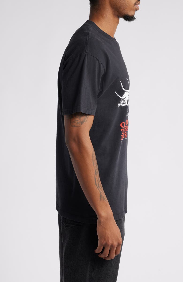 ONE OF THESE DAYS Long Horn Cotton Graphic T-Shirt, Alternate, color, 