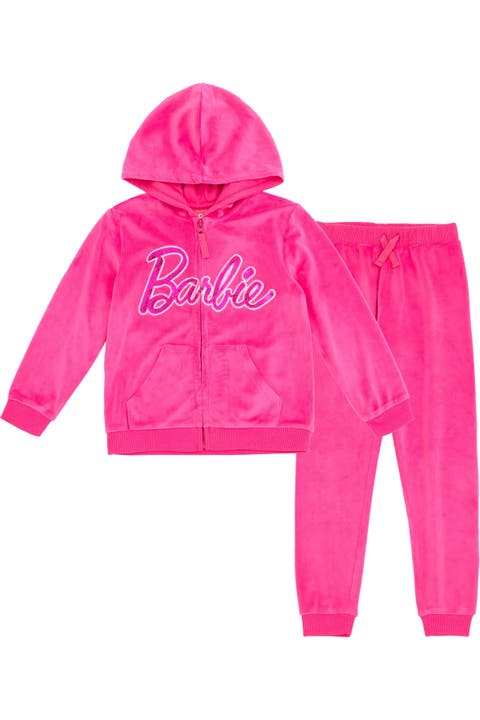 Velour Hoodie and Pants Set and Coverall