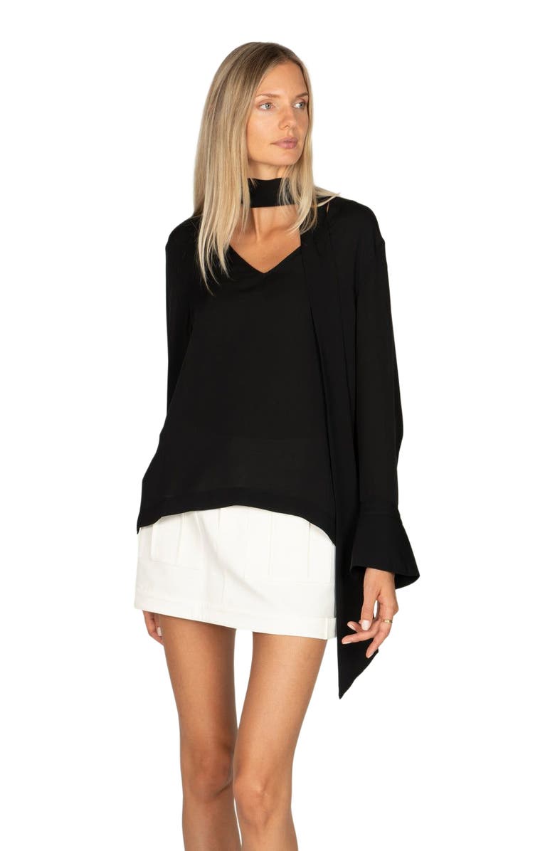 SECRET MISSION Vienna Blouse, Alternate, color, Black