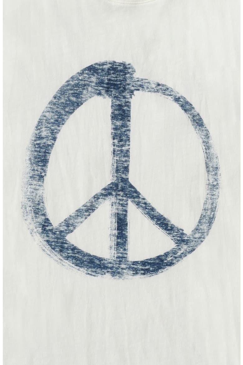 Peace Sign Short Sleeve Graphic Tee, Alternate, color, SALT
