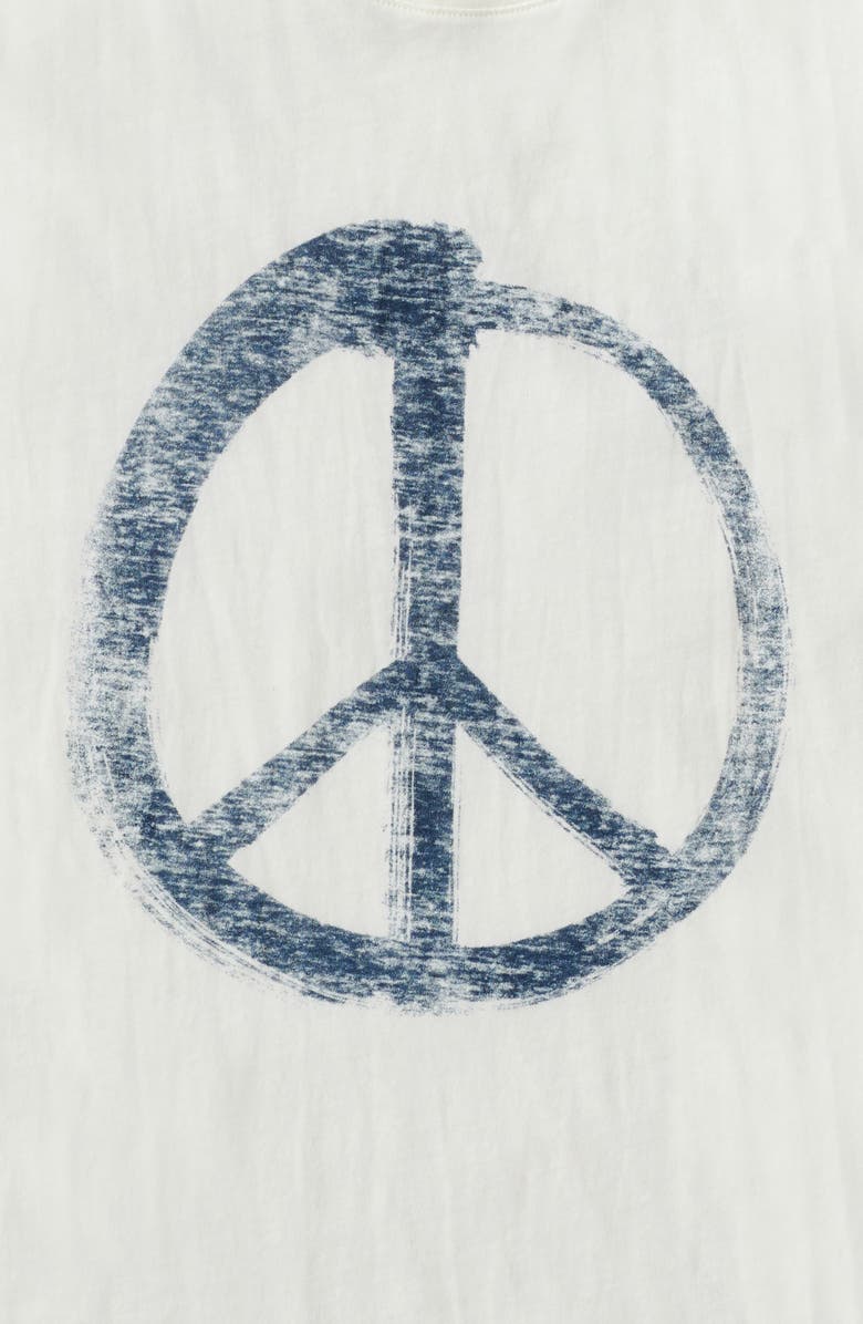John Varvatos Peace Sign Short Sleeve Graphic Tee, Alternate, color,