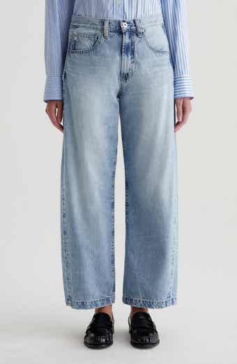 AG Hattie High Waist Ankle Wide Barrel Leg Jeans