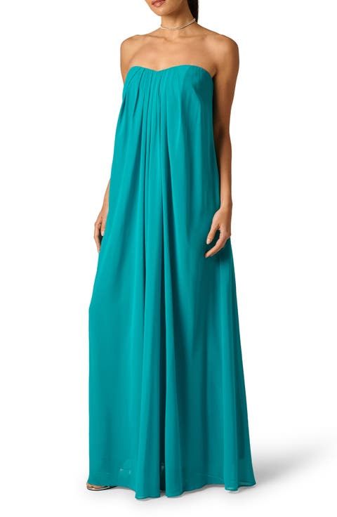 Chiffon Trapeze Gown