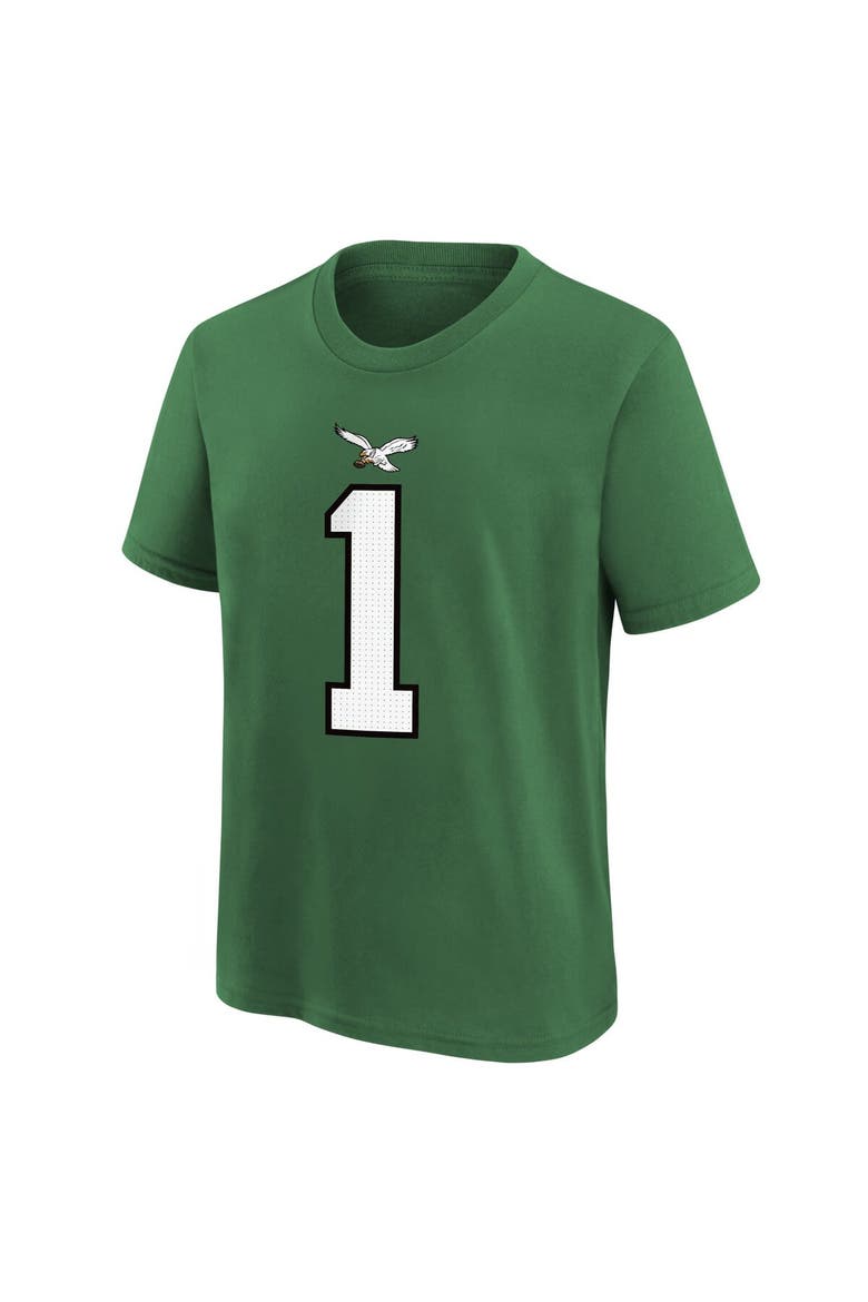 Preschool Nike Jalen Hurts Kelly Green Philadelphia Eagles Player Name & Number T-Shirt, Alternate, color, Kelly Green