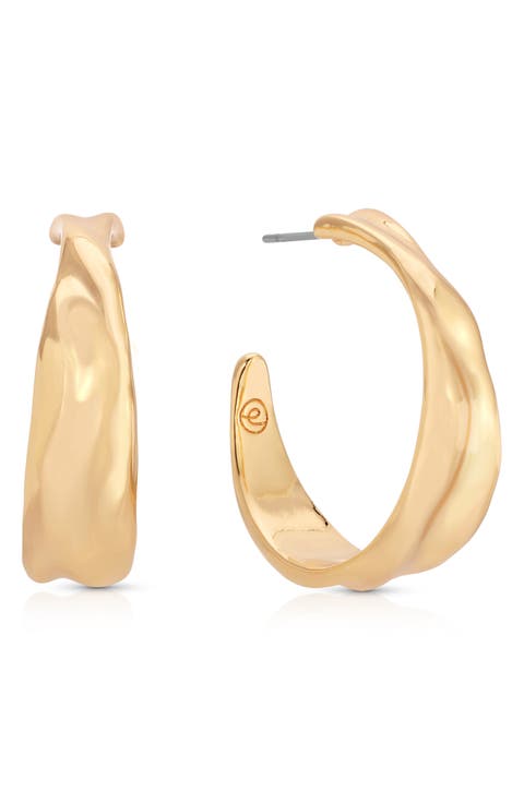 Liquid Luxe Hoop Earrings