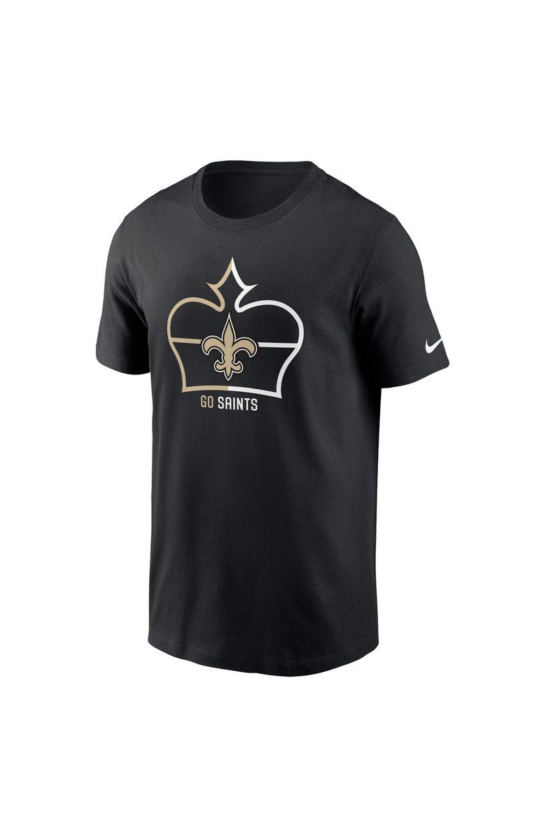 Nike Men's Nike Black New Orleans Saints Essential Local Phrase T-Shirt, Alternate, color, Black