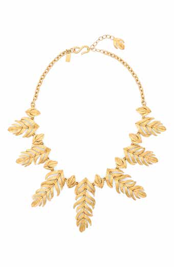 Feather Frontal Necklace