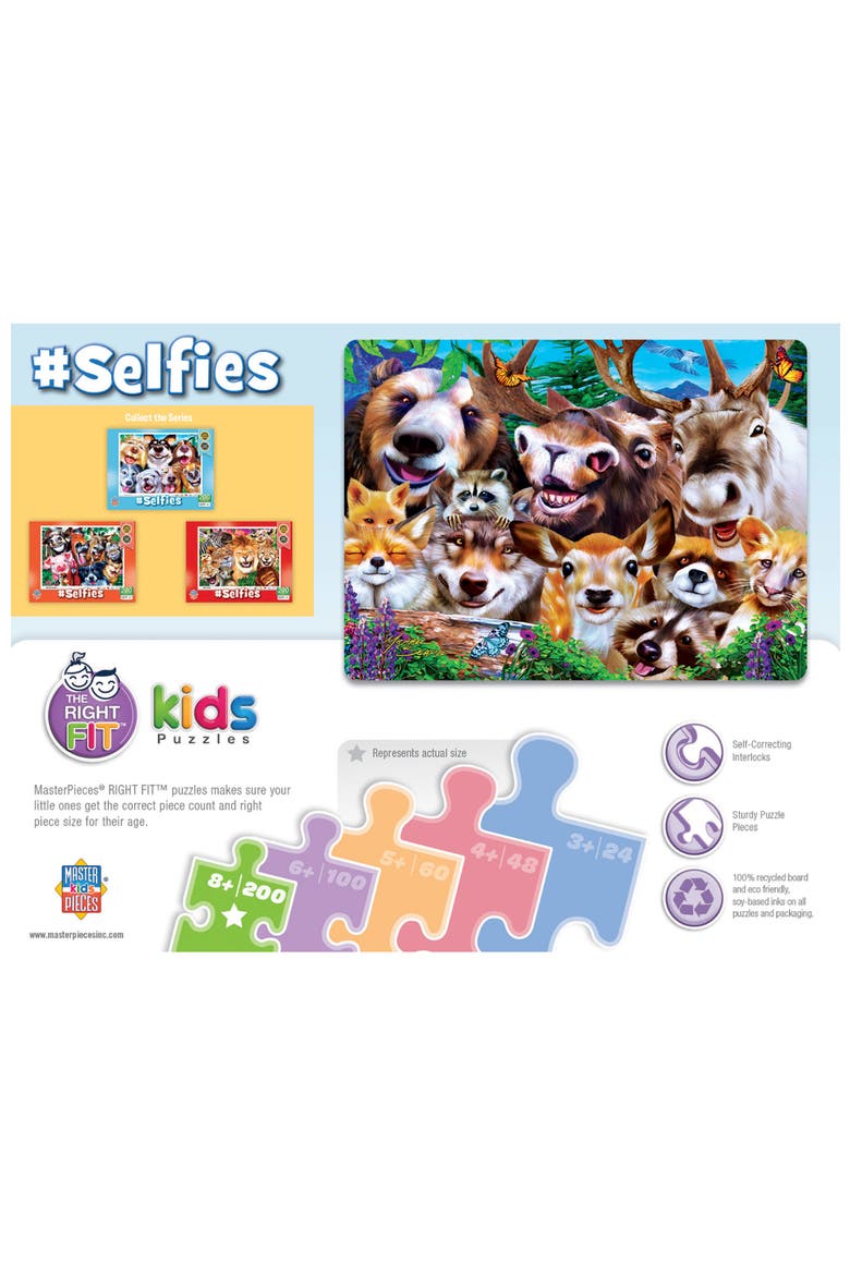 Woodland Wackiness 200 Piece Puzzle, Alternate, color, Multicolor